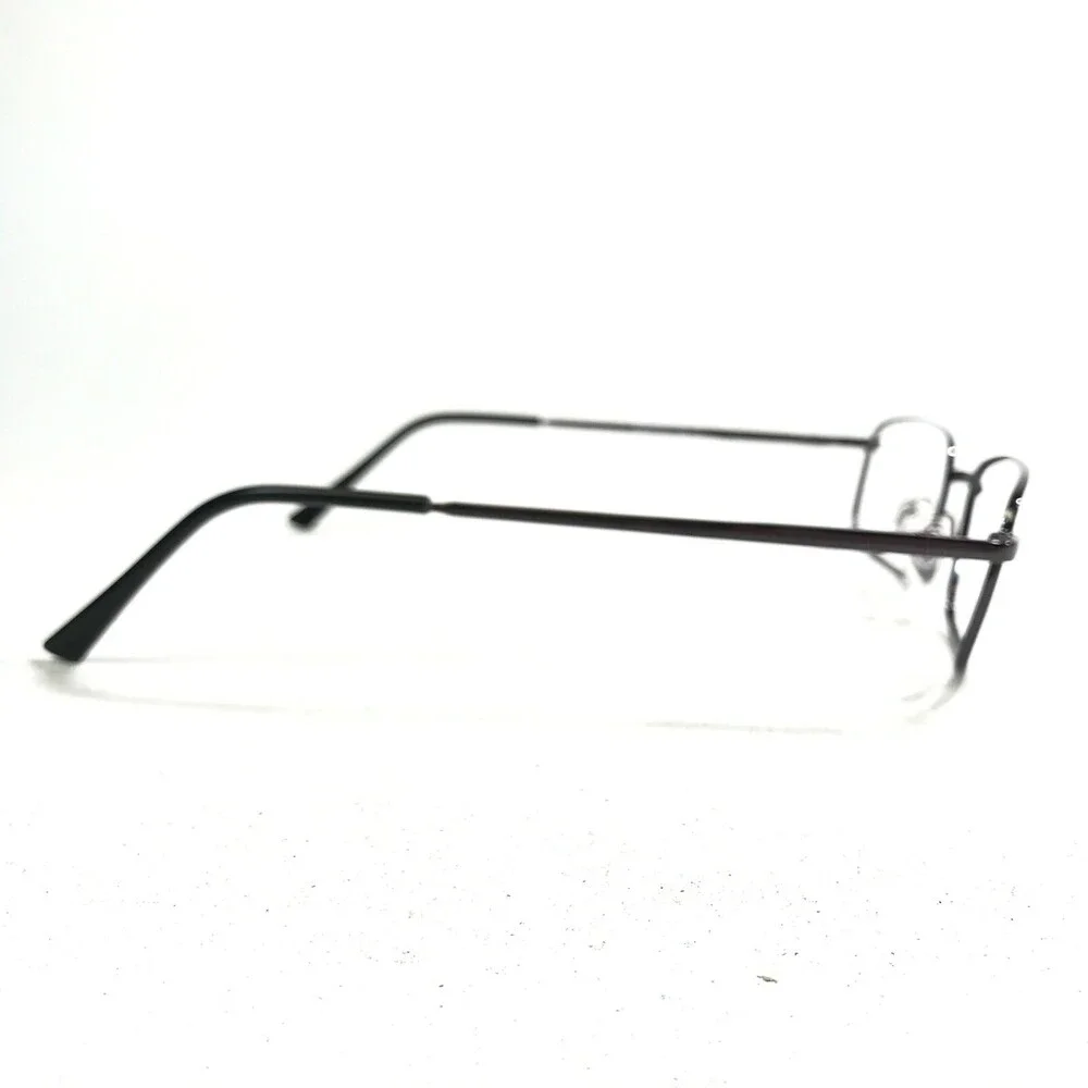 Randolph Eyeglasses Frames LIBERTY Polished Gunmetal Rectangular 54-20-145